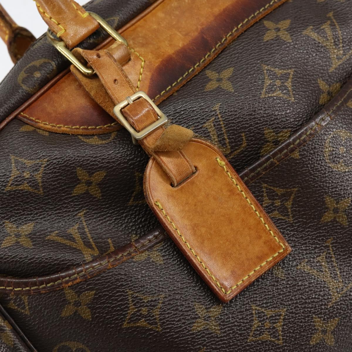 LOUIS VUITTON Monogram Deauville Hand Bag M47270 LV Auth bs31089