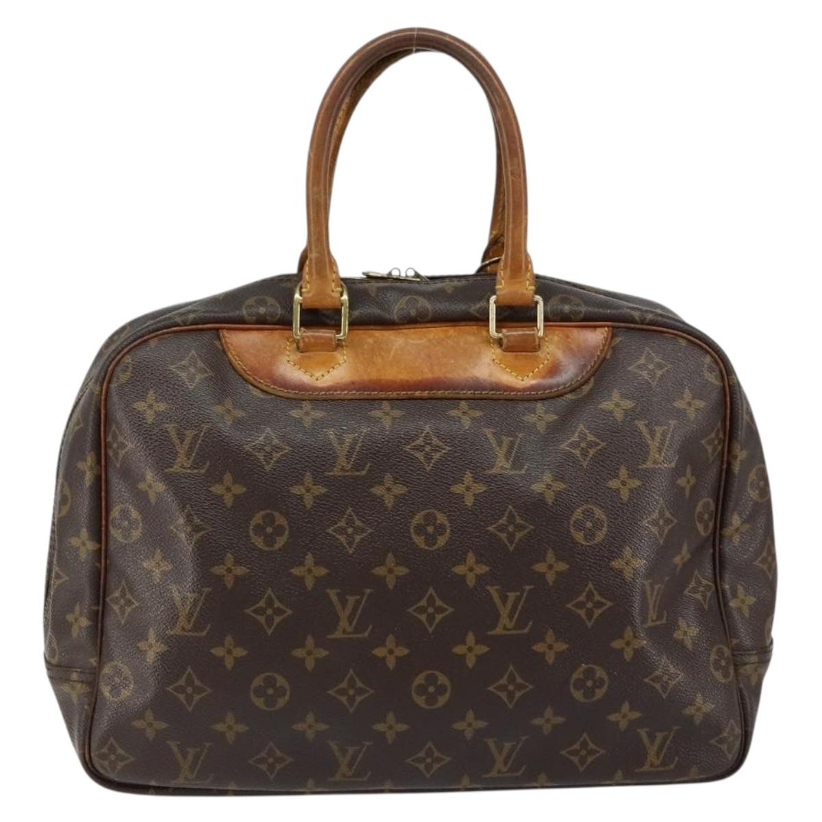 LOUIS VUITTON Monogram Deauville Hand Bag M47270 LV Auth bs31089