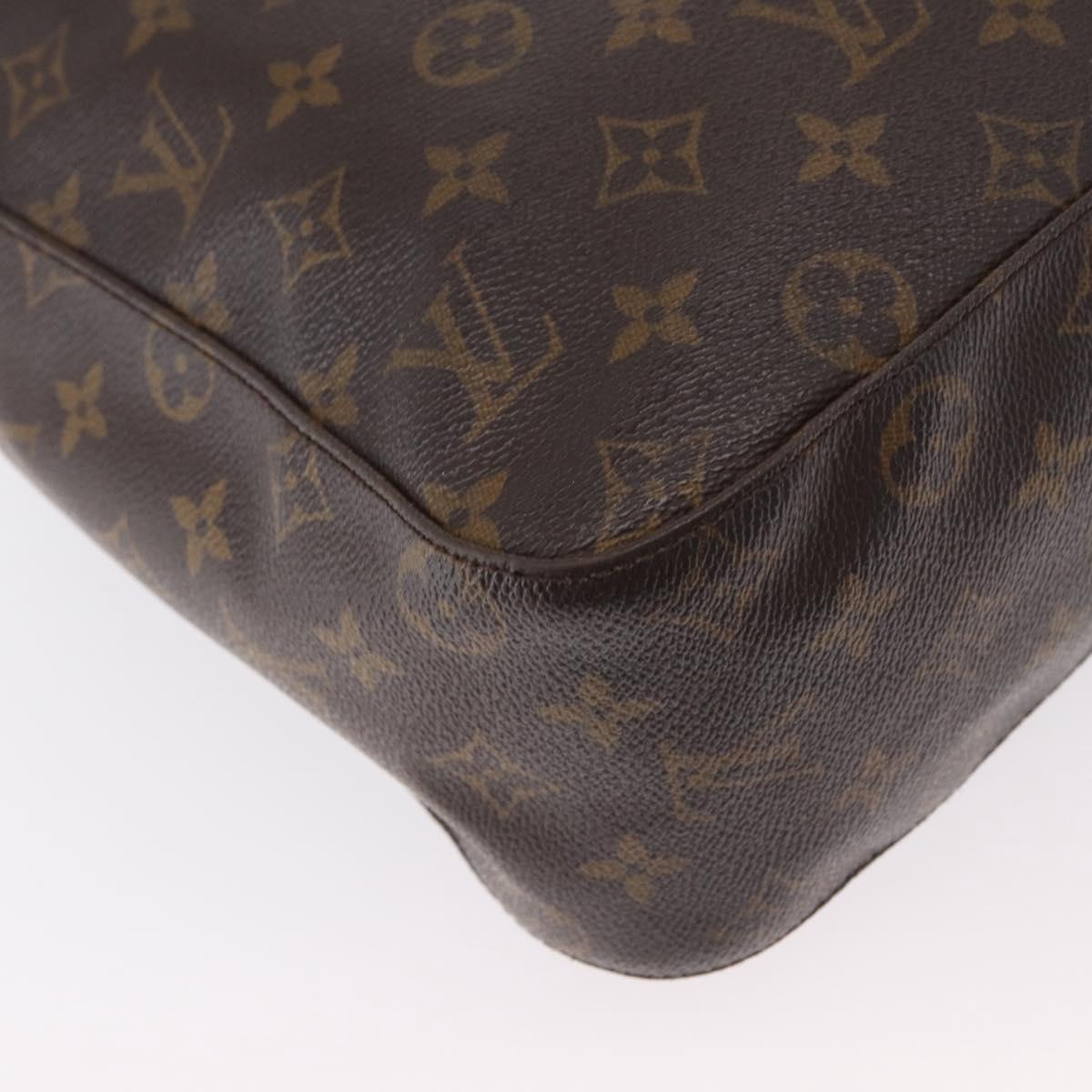 LOUIS VUITTON Monogram Looping GM Shoulder Bag M51145 LV Auth bs31091