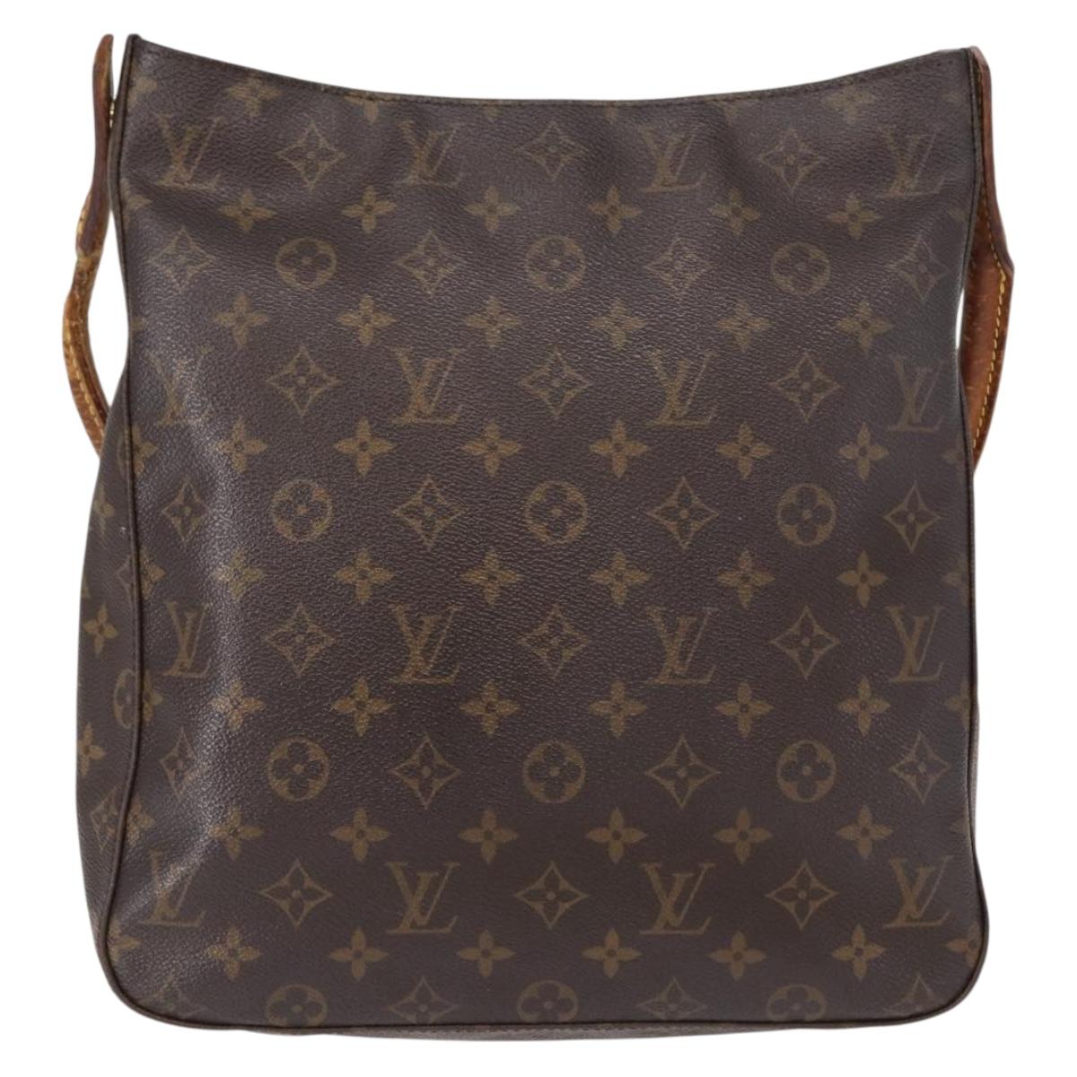 LOUIS VUITTON Monogram Looping GM Shoulder Bag M51145 LV Auth bs31091
