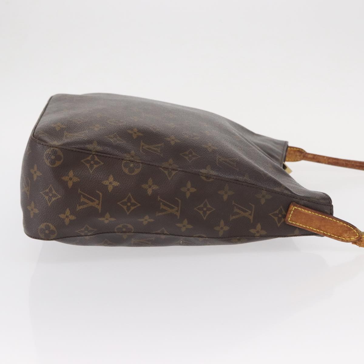 LOUIS VUITTON Monogram Looping GM Shoulder Bag M51145 LV Auth bs31091