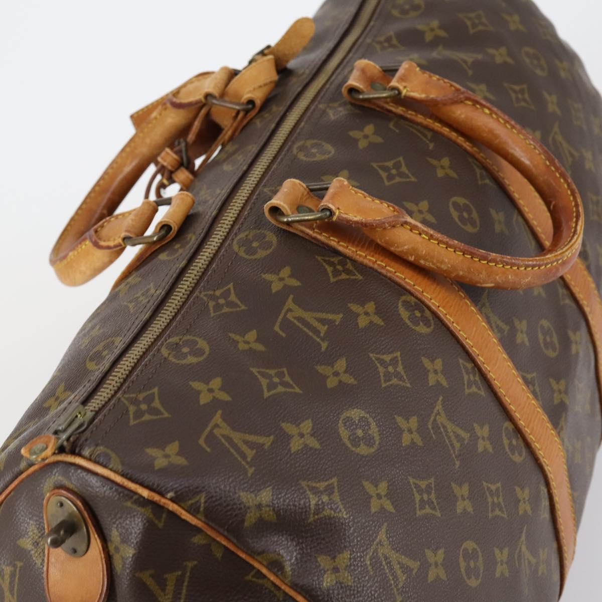 LOUIS VUITTON Monogram Keepall 45 Boston Bag M41428 LV Auth bs31093