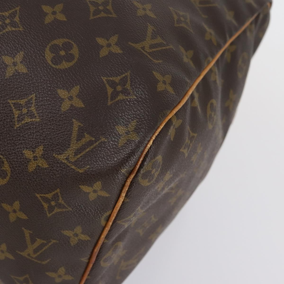 LOUIS VUITTON Monogram Sac Souple 45 Boston Bag M41624 LV Auth bs31094