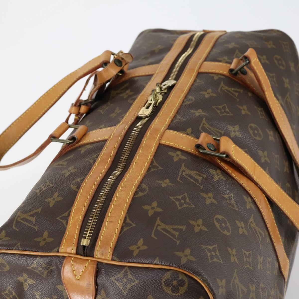 LOUIS VUITTON Monogram Sac Souple 45 Boston Bag M41624 LV Auth bs31094
