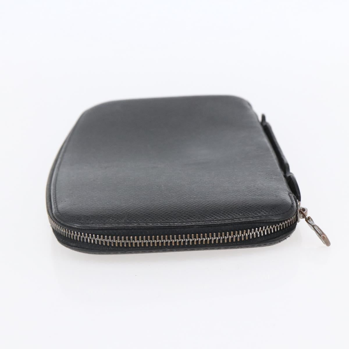 LOUIS VUITTON Organizer Atholl Travel Case Black M63042 LV Auth bs31096