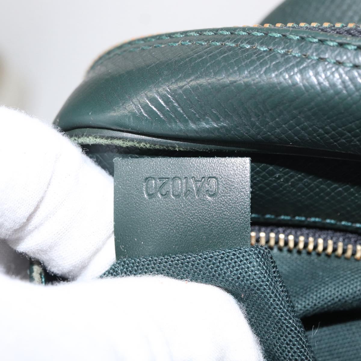 LOUIS VUITTON Taiga Karga Clutch Bag Epicea M30814 LV Auth bs31097