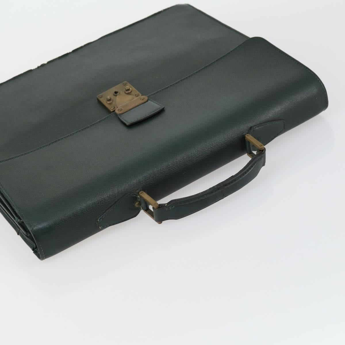 LOUIS VUITTON Taiga Serviette Moskova Business Bag Epicea M30034 LV Auth bs31098