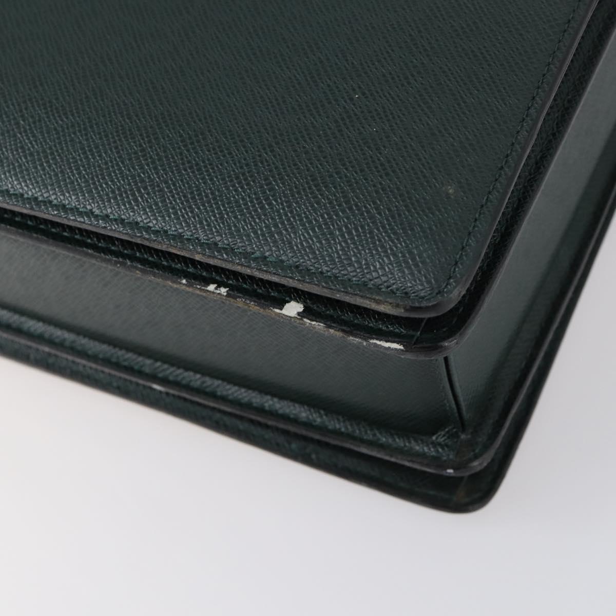 LOUIS VUITTON Taiga Pilot Case Ural Business Bag Epicea M30024 LV Auth bs31099