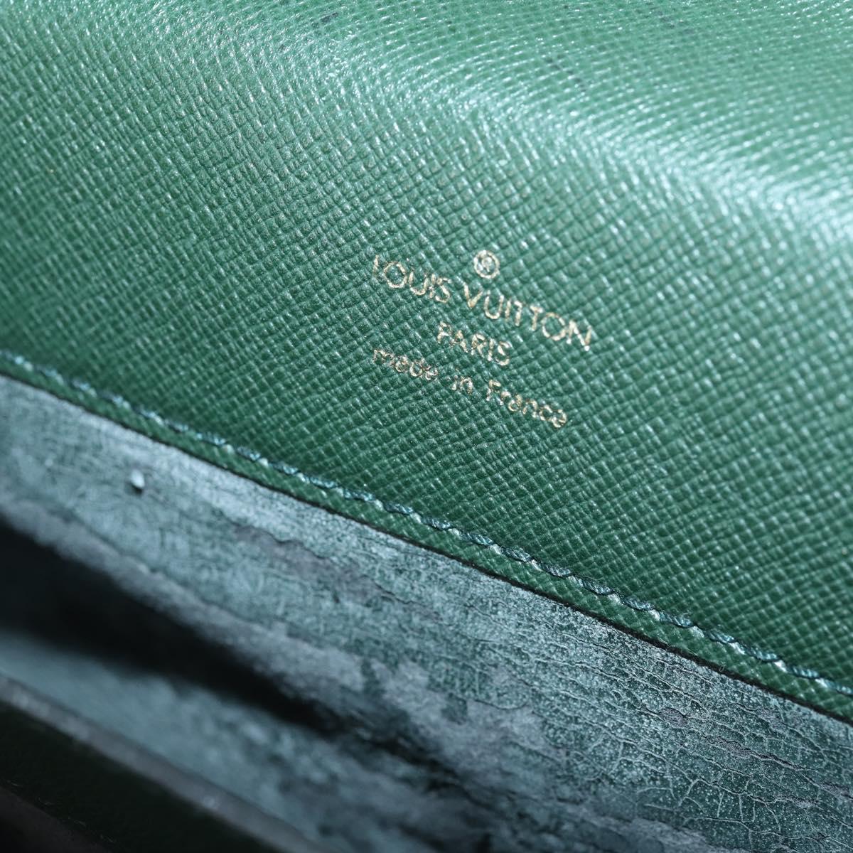 LOUIS VUITTON Taiga Pilot Case Ural Business Bag Epicea M30024 LV Auth bs31099