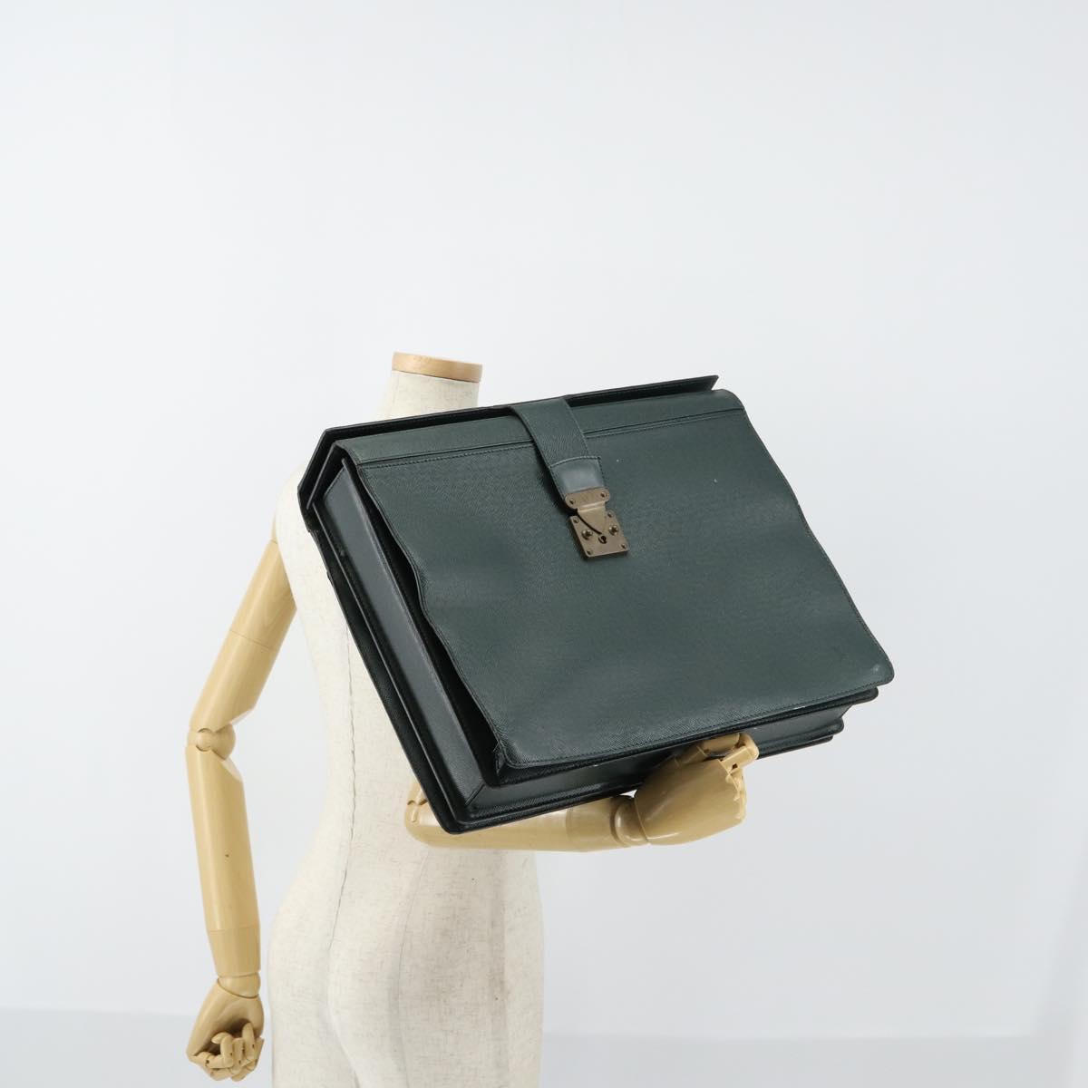 LOUIS VUITTON Taiga Pilot Case Ural Business Bag Epicea M30024 LV Auth bs31099