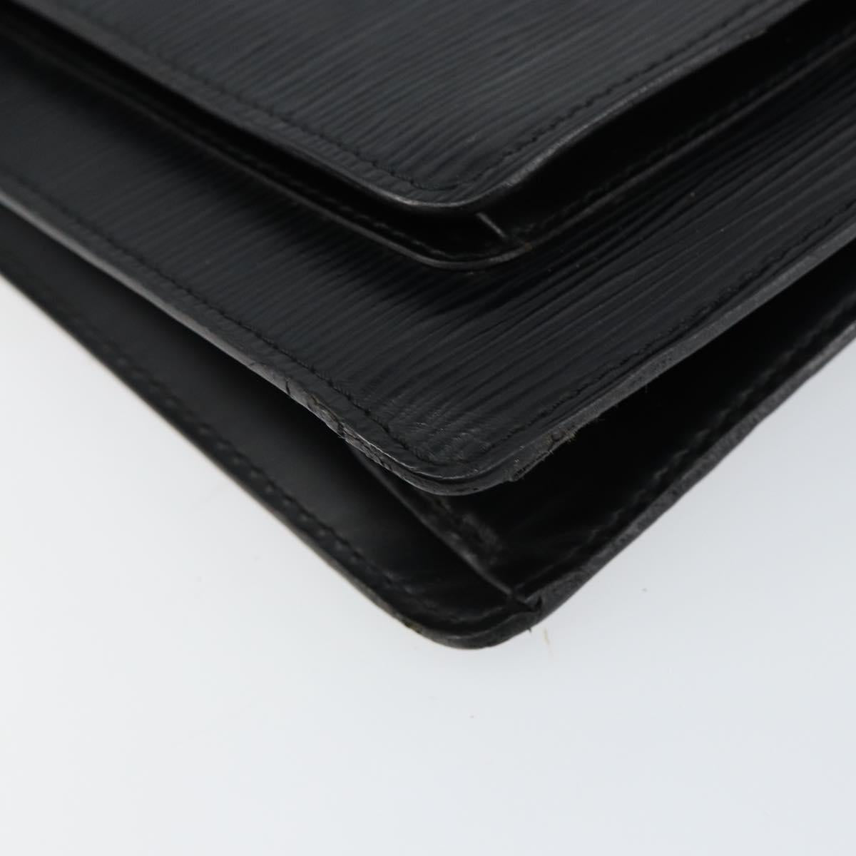 LOUIS VUITTON Epi Monceau 28 Hand Bag Black M52122 LV Auth bs31100