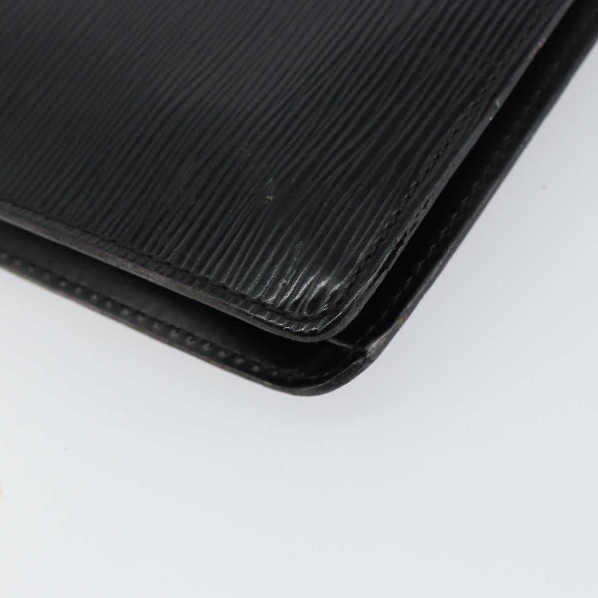 LOUIS VUITTON Epi Monceau 28 Hand Bag Black M52122 LV Auth bs31100