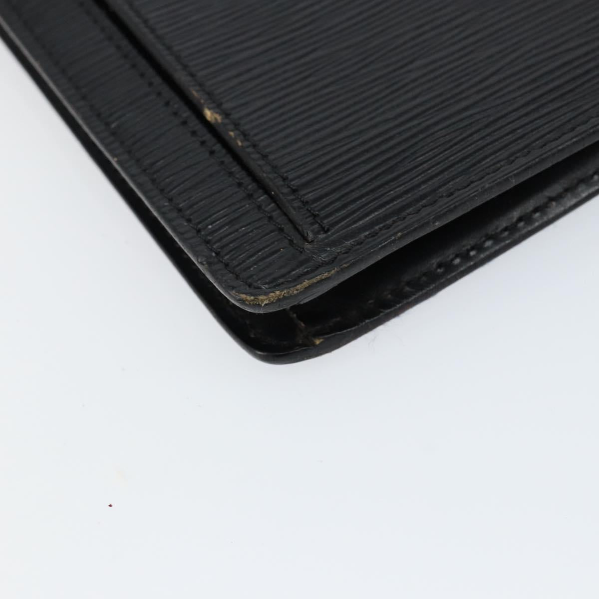 LOUIS VUITTON Epi Serie Dragonne Clutch Bag Black Noir M52612 LV Auth bs31101