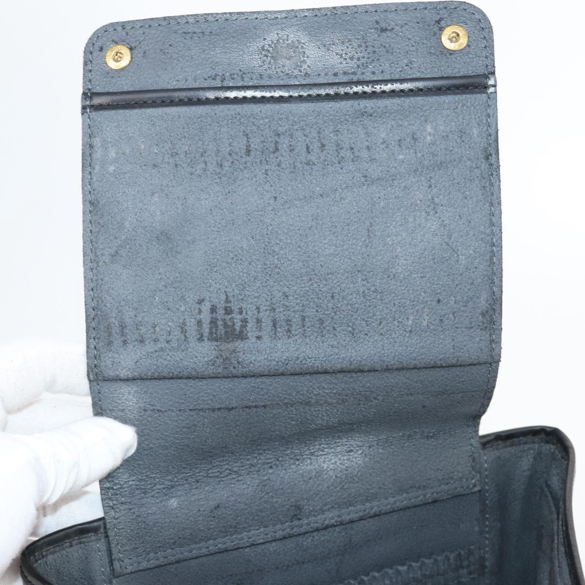 LOUIS VUITTON Epi Trousse Priant Clutch Bag Black M48372 LV Auth bs31102