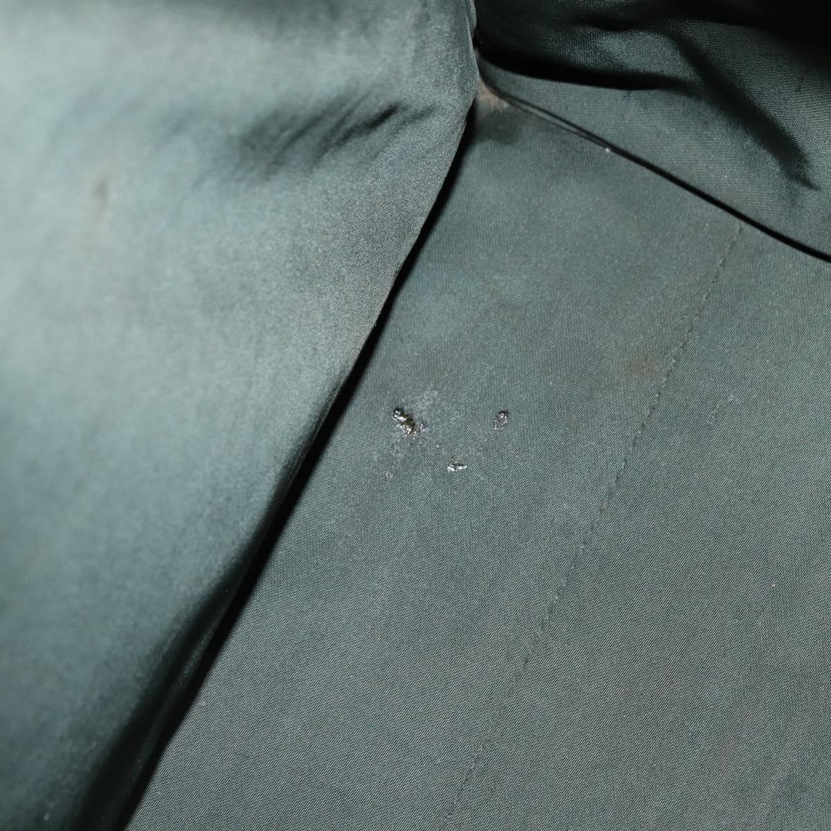 CHANEL Chain Hand Bag Caviar Skin Green Gold CC Auth bs31109