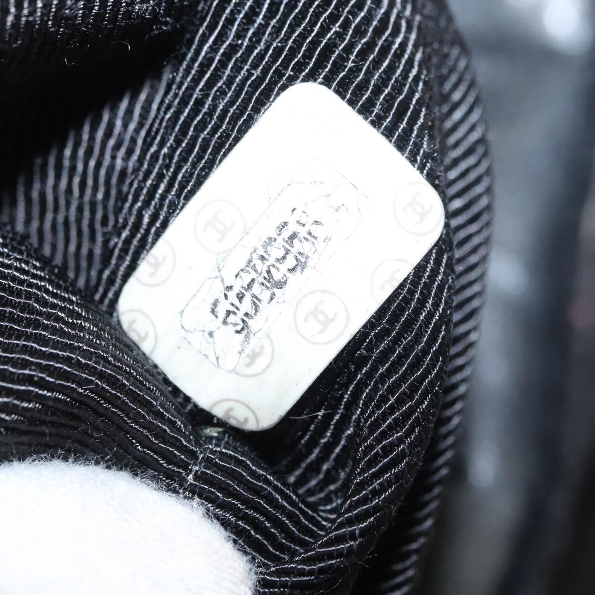 CHANEL Tote Bag Mouton Black CC Auth bs31120