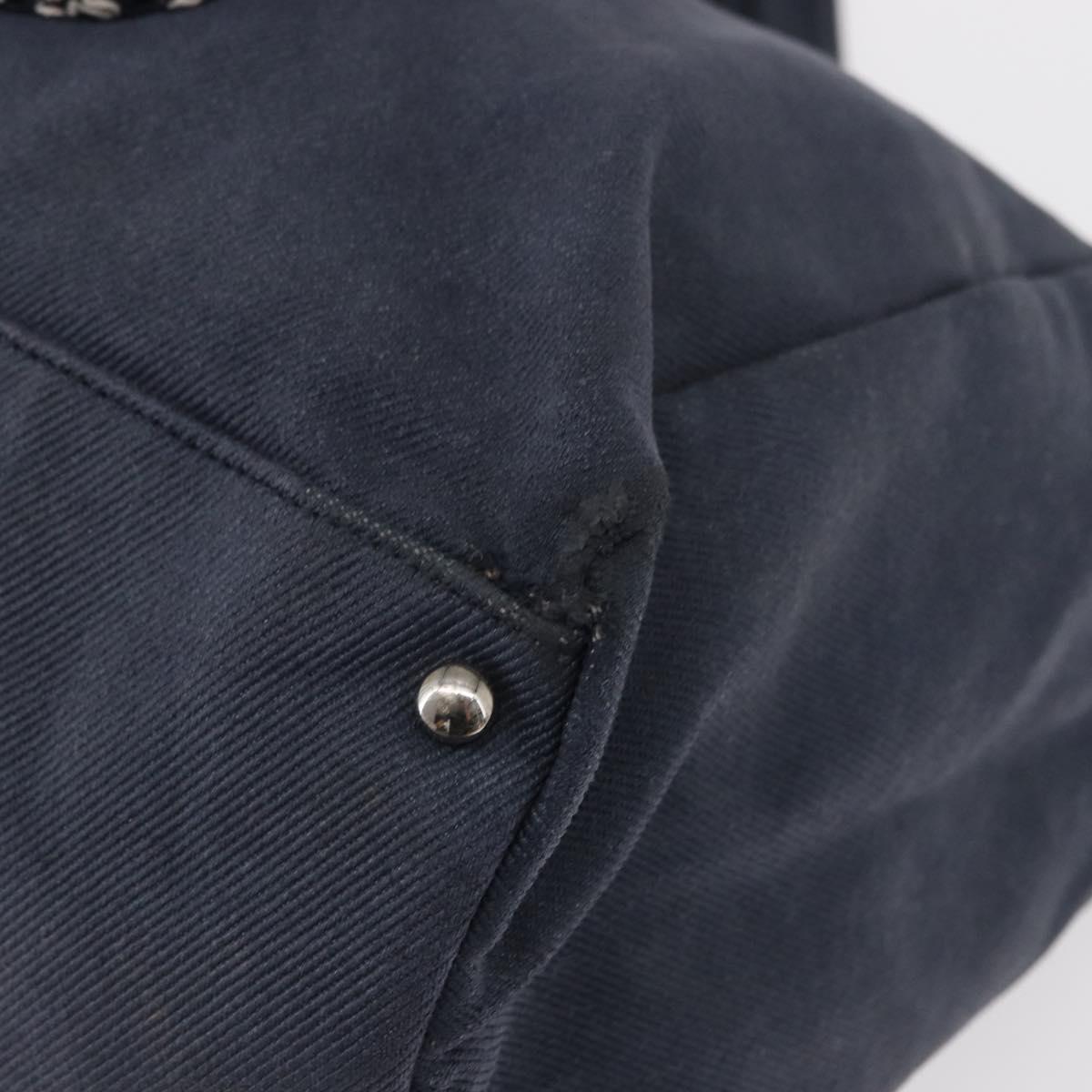 CHANEL Tote Bag Denim Blue CC Auth bs31125