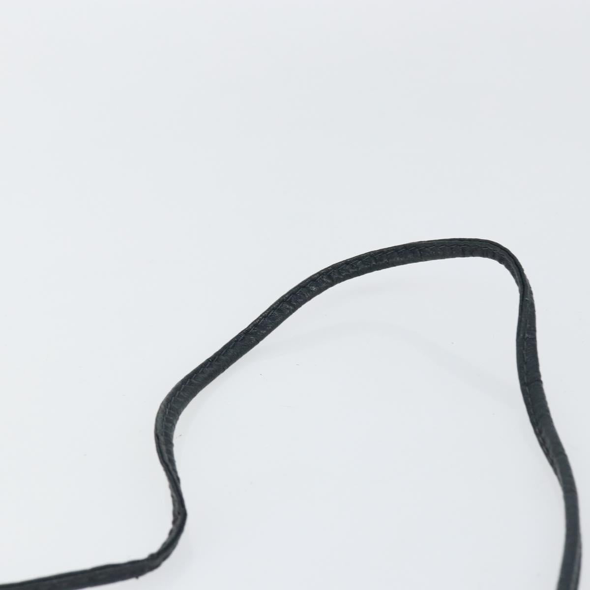 GUCCI GG Supreme Shoulder Bag PVC Navy Gold 97 02 068 Auth bs31133