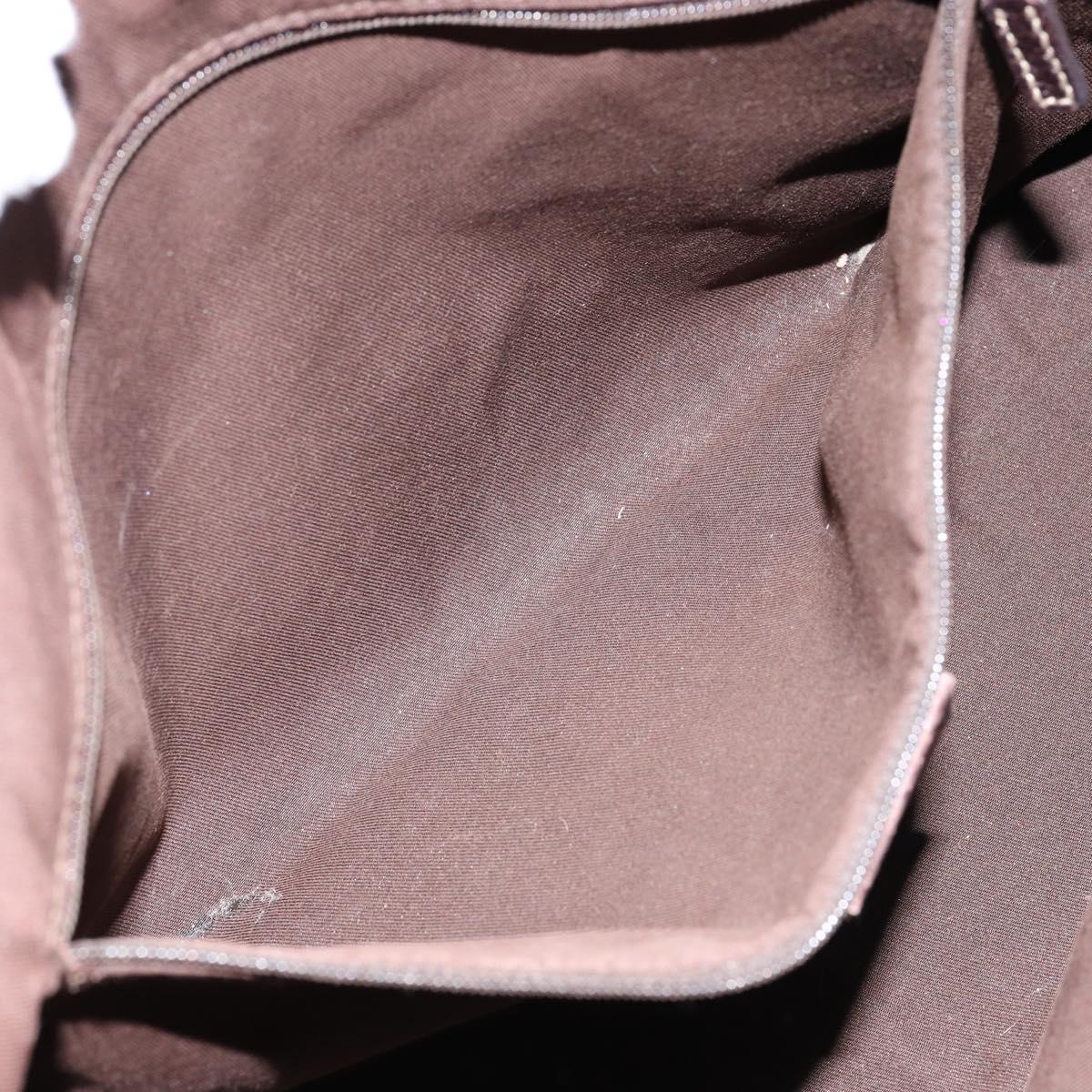 GUCCI GG Canvas Web Sherry Line Tote Bag Beige Gold 177052 Auth bs31134