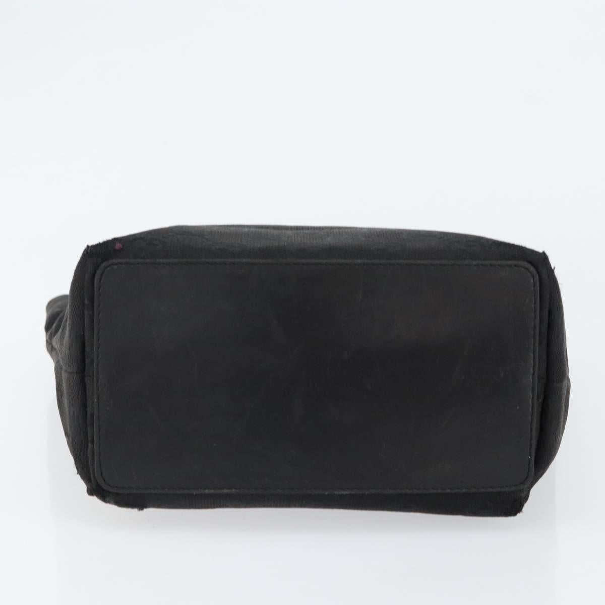 GUCCI GG Canvas Tote Bag Beige Silver 31244 Auth bs31136