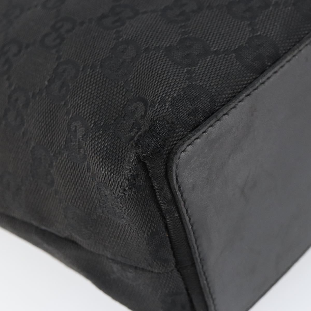 GUCCI GG Canvas Tote Bag Beige Silver 31244 Auth bs31136