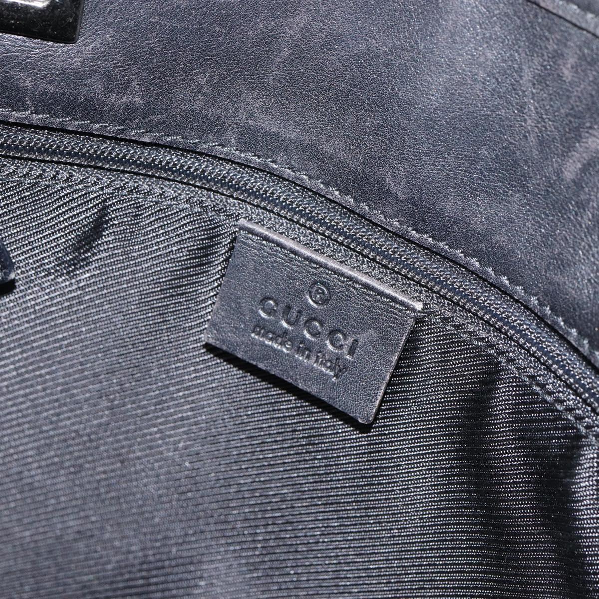 GUCCI GG Canvas Tote Bag Beige Silver 31244 Auth bs31136