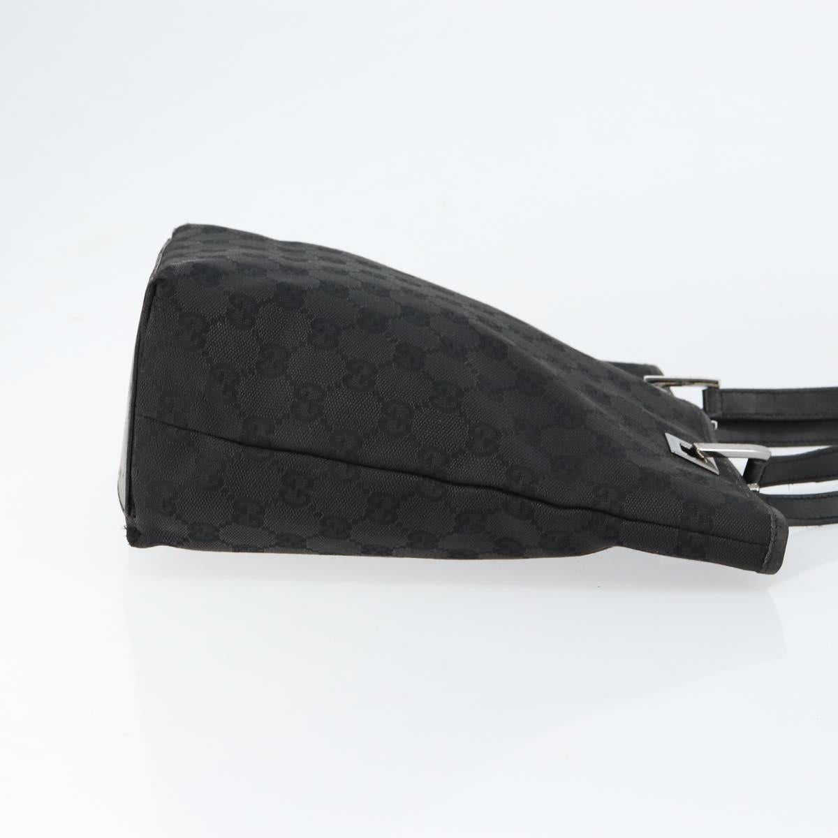 GUCCI GG Canvas Tote Bag Beige Silver 31244 Auth bs31136