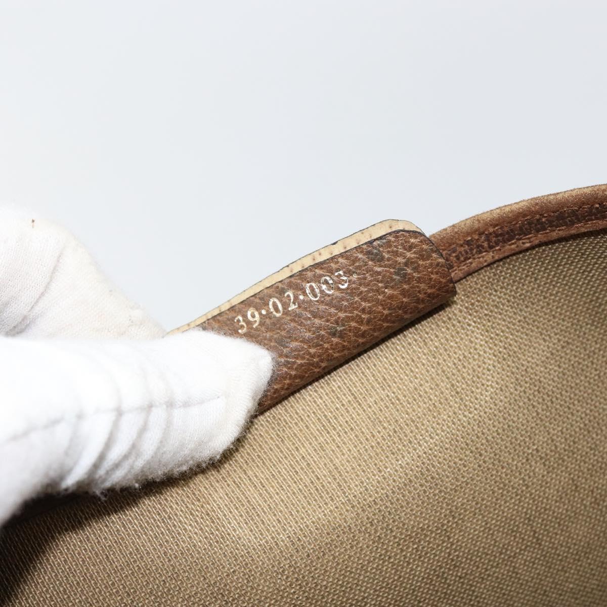 GUCCI GG Supreme Web Sherry Line Tote Bag PVC Beige Gold 39 02 003 Auth bs31137