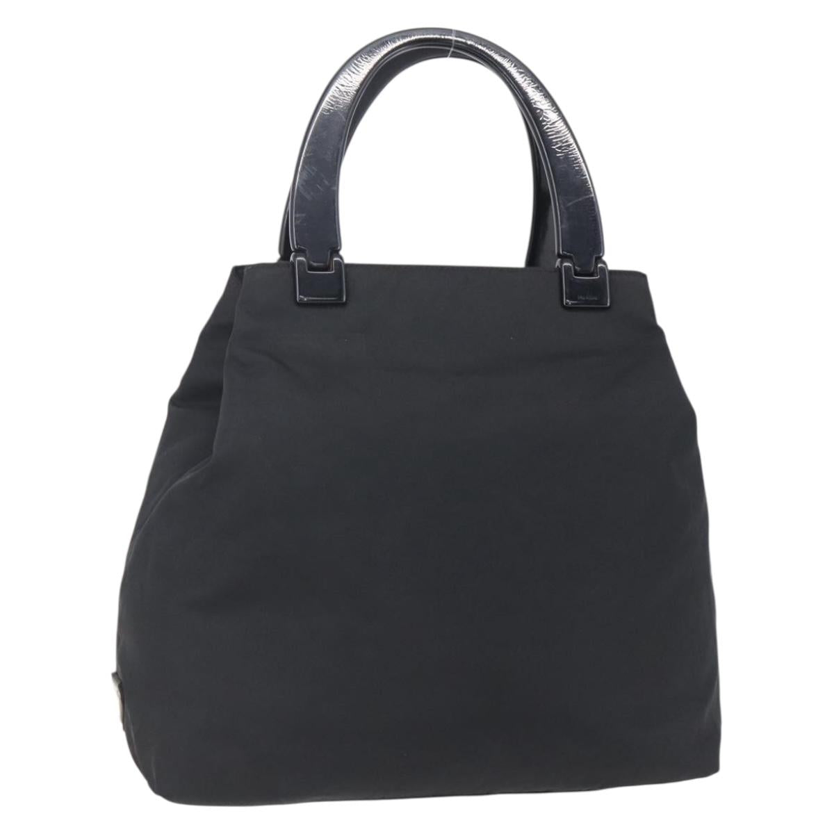 PRADA Hand Bag Nylon Black Auth bs31162