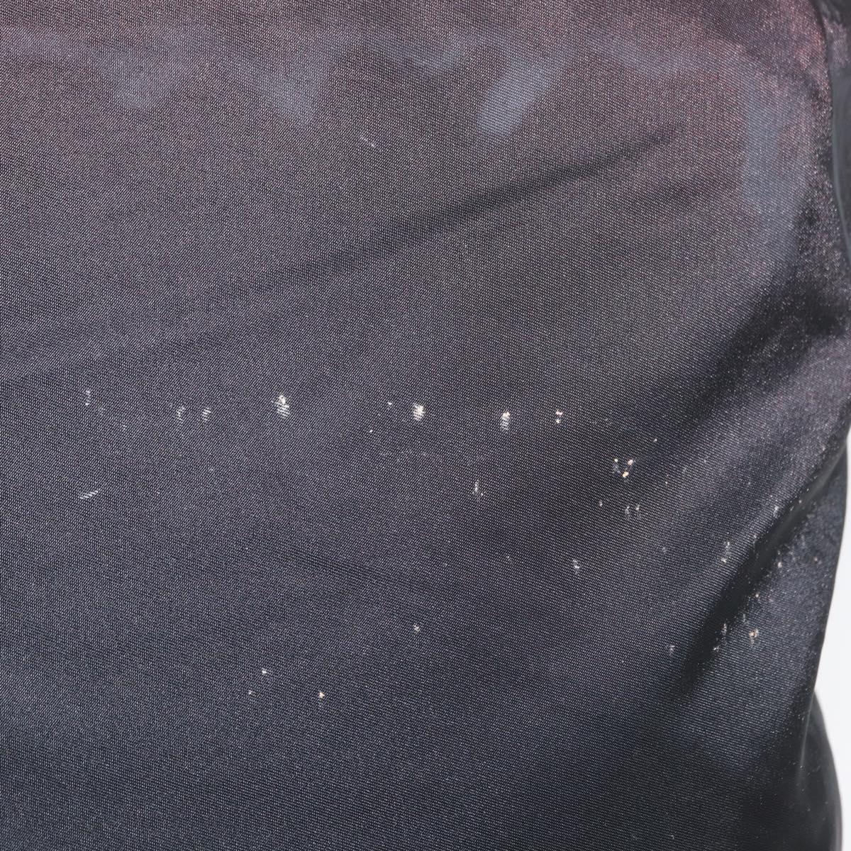 PRADA Shoulder Bag Nylon Black Silver Auth bs31171