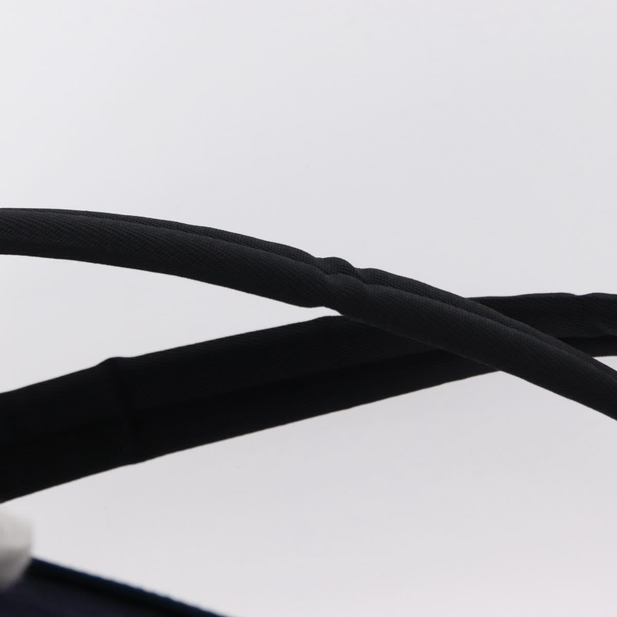 PRADA Backpack Nylon Blue Silver Auth bs31181