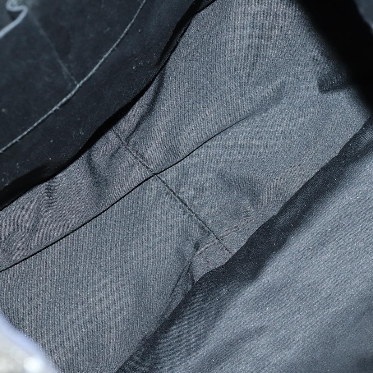 SAINT LAURENT Shoulder Bag Enamel Khaki Silver Auth bs31200