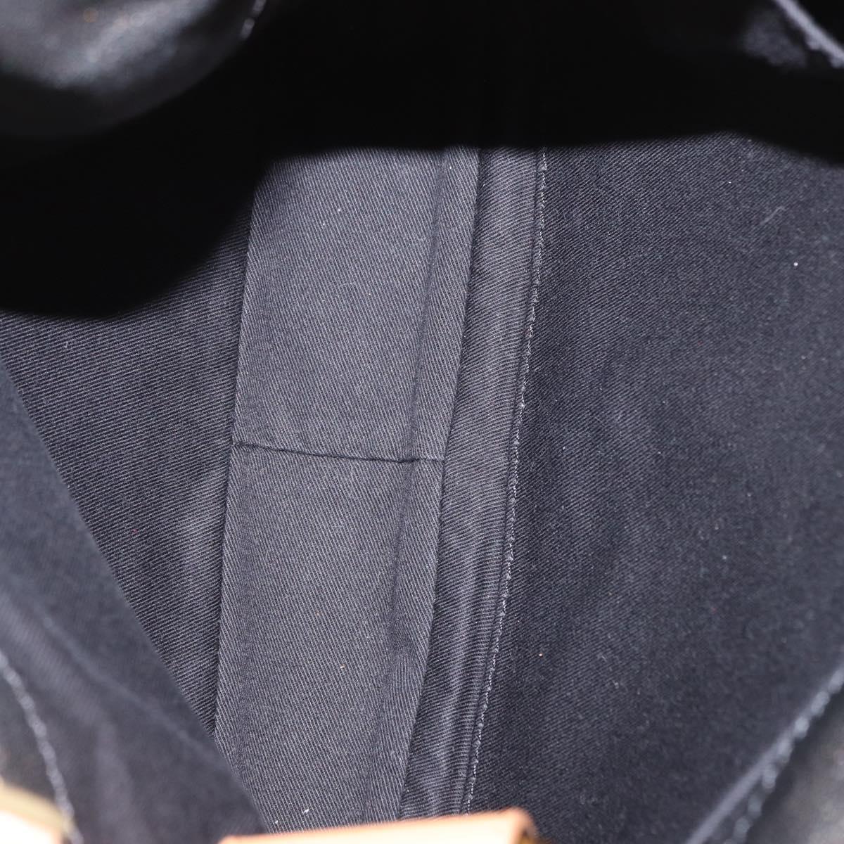 Chloe Vanessa Shoulder Bag Leather Brown Gold Auth bs31202