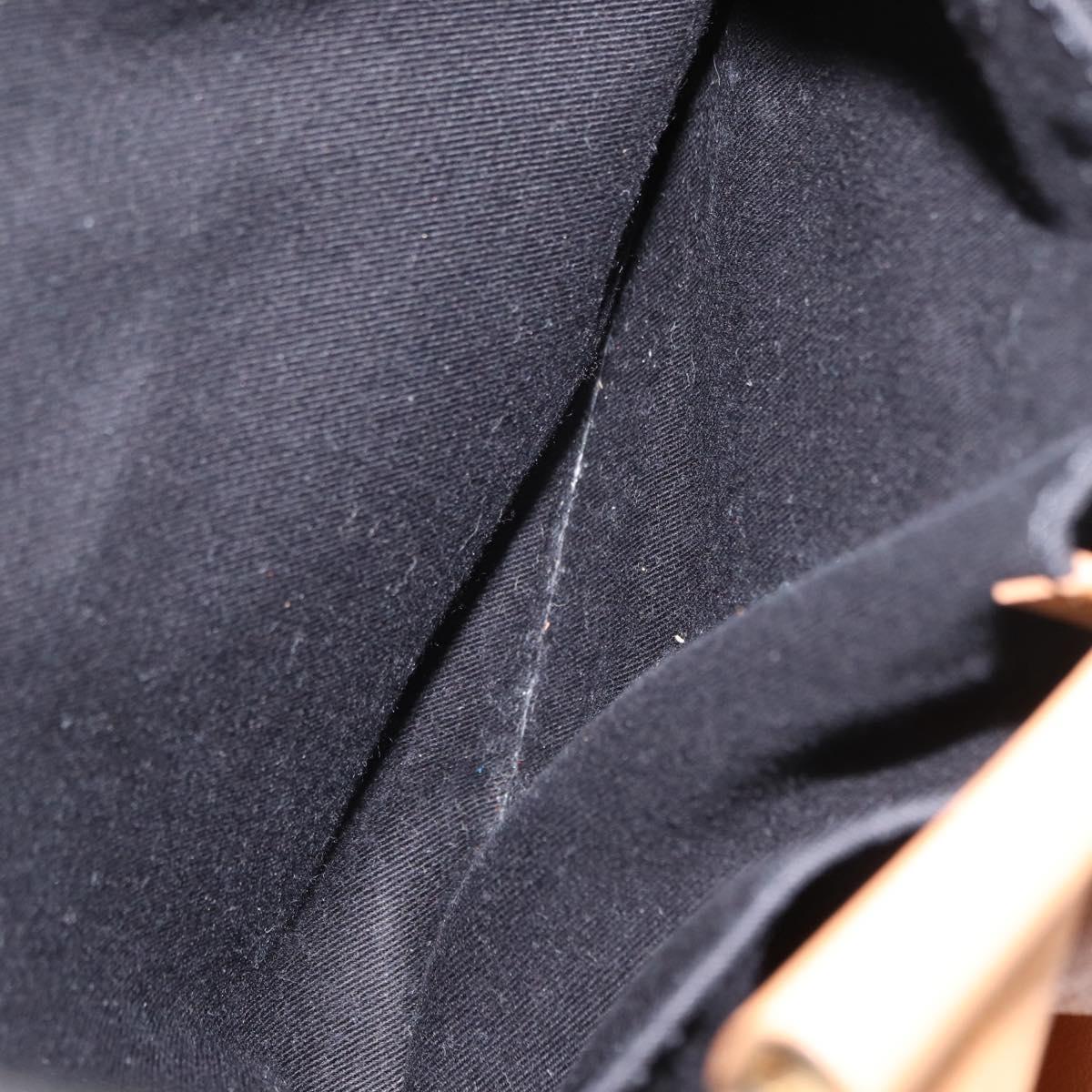 Chloe Vanessa Shoulder Bag Leather Brown Gold Auth bs31202