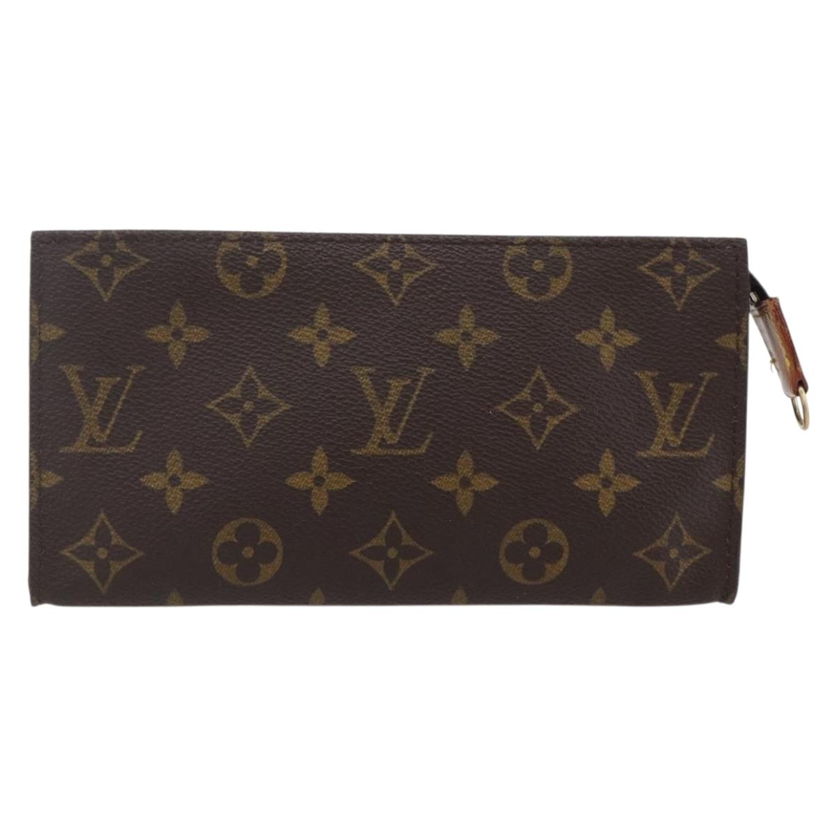 LOUIS VUITTON Monogram Bucket GM Accessory Pouch LV Auth bs31224