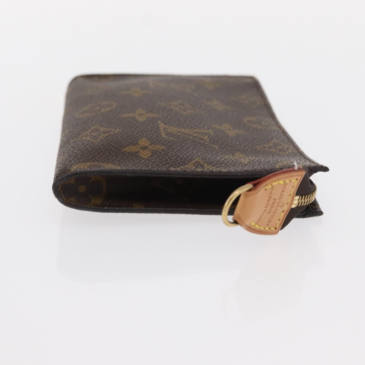 LOUIS VUITTON Monogram Bucket PM Accessory Pouch LV Auth bs31225