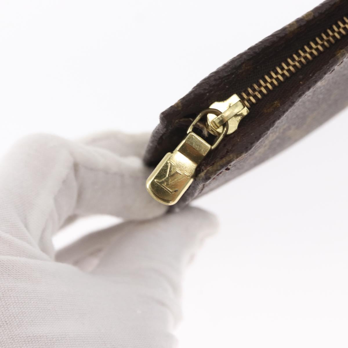 LOUIS VUITTON Monogram Bucket PM Accessory Pouch LV Auth bs31226