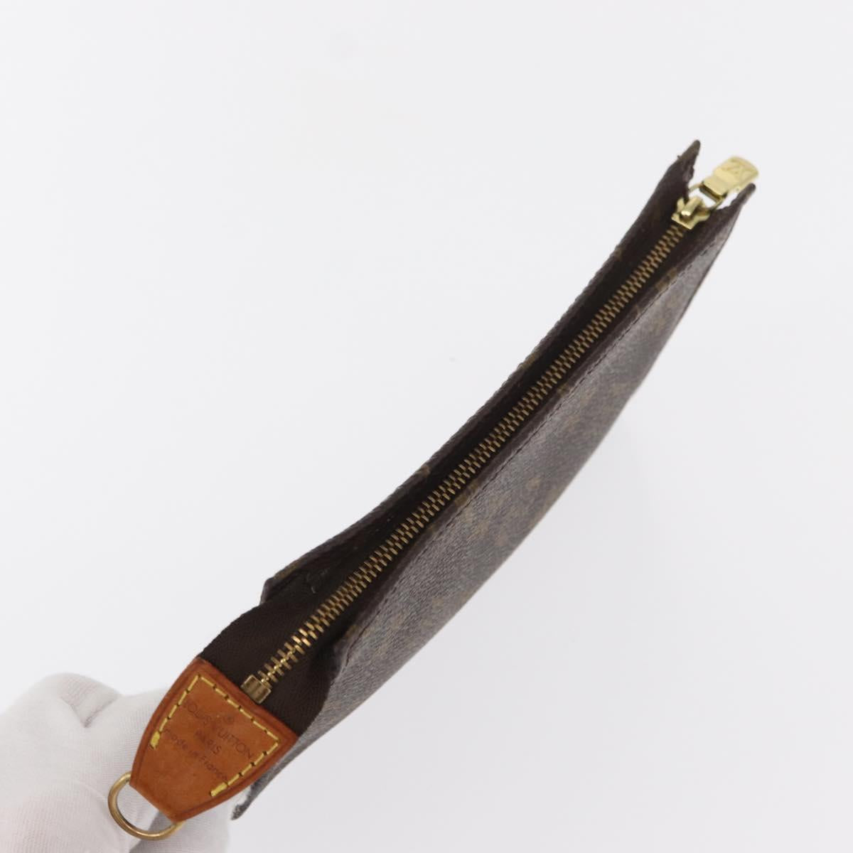 LOUIS VUITTON Monogram Bucket PM Accessory Pouch LV Auth bs31226