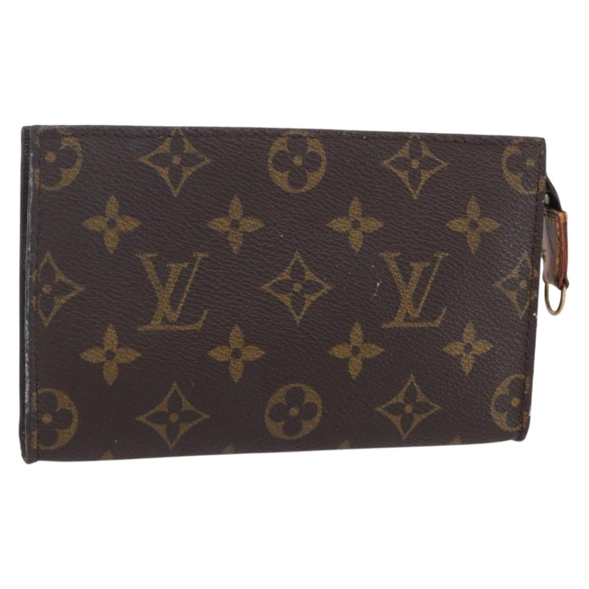 LOUIS VUITTON Monogram Bucket PM Accessory Pouch LV Auth bs31227