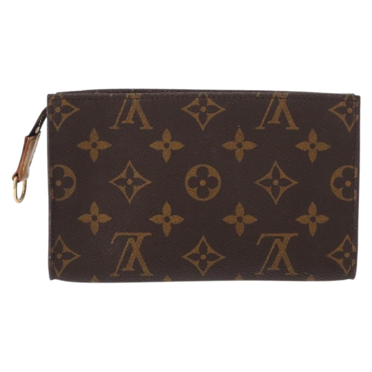LOUIS VUITTON Monogram Bucket PM Accessory Pouch LV Auth bs31229
