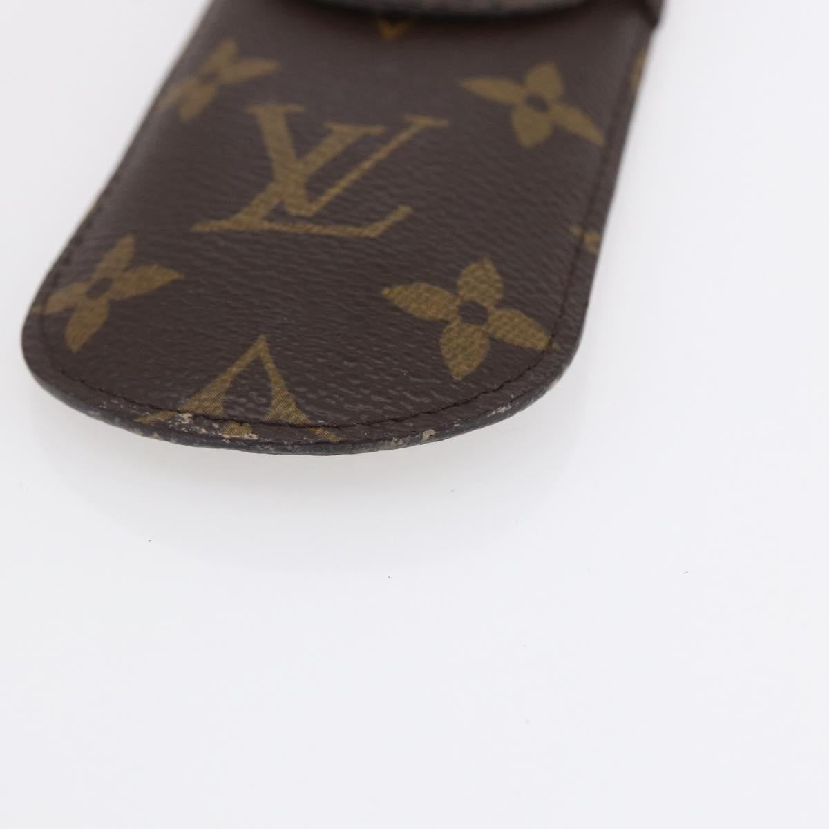 LOUIS VUITTON Monogram Etui Stilo Pen Case M62990 LV Auth bs31231