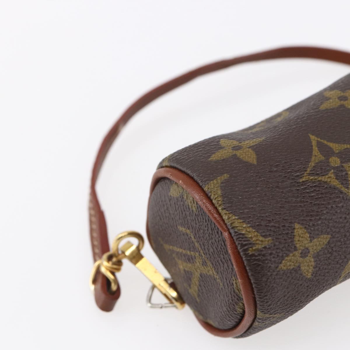 LOUIS VUITTON Monogram Papillon Pouch Vintage LV Auth bs31232
