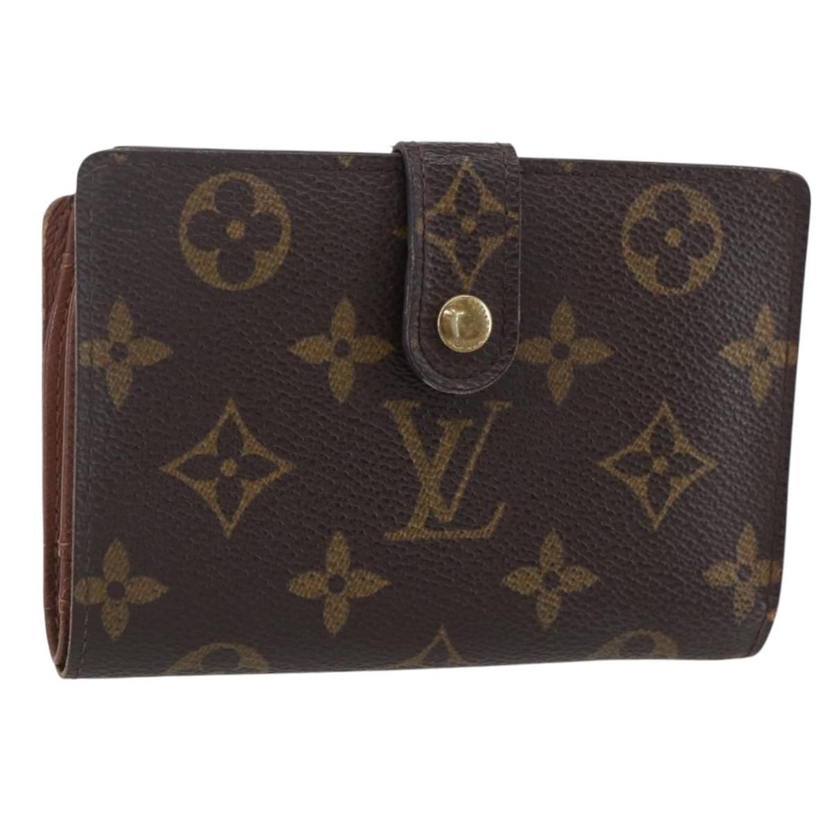 LOUIS VUITTON Monogram Portefeuille Viennois Bifold Wallet M61674 Auth bs31239