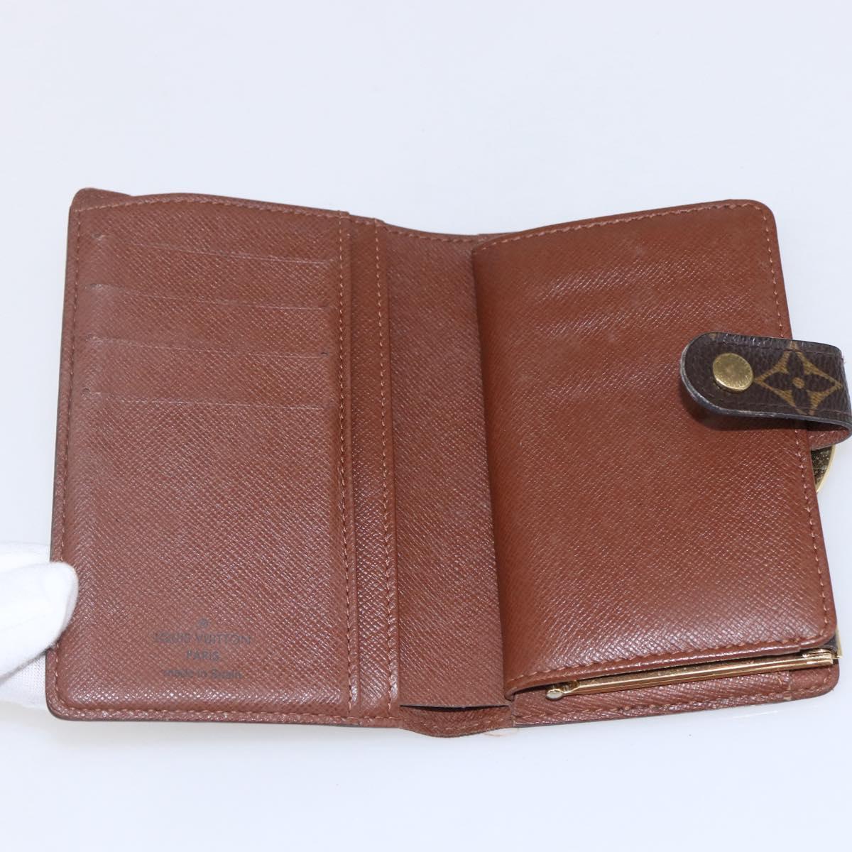 LOUIS VUITTON Monogram Portefeuille Viennois Bifold Wallet M61674 Auth bs31239