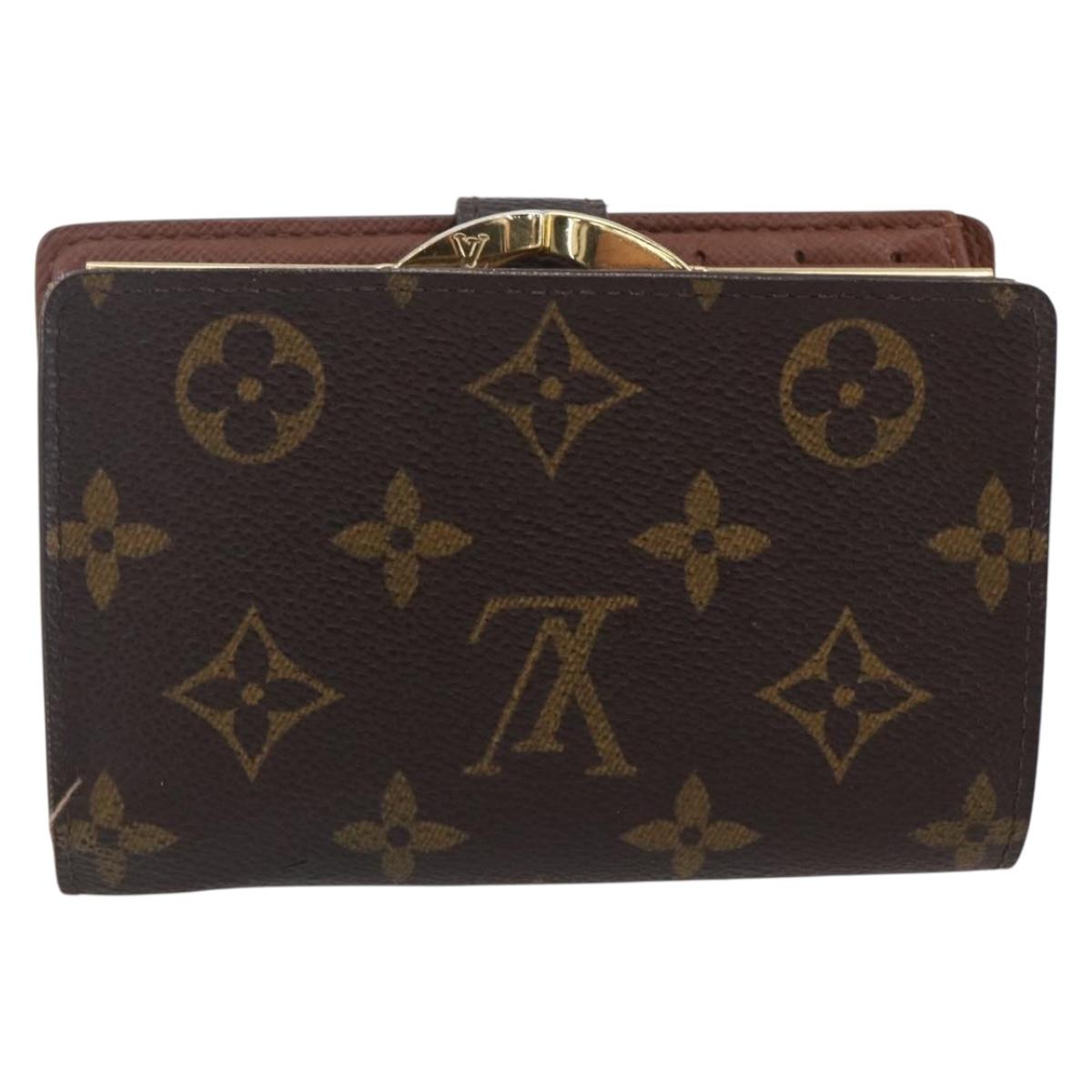 LOUIS VUITTON Monogram Portefeuille Viennois Bifold Wallet M61674 Auth bs31239