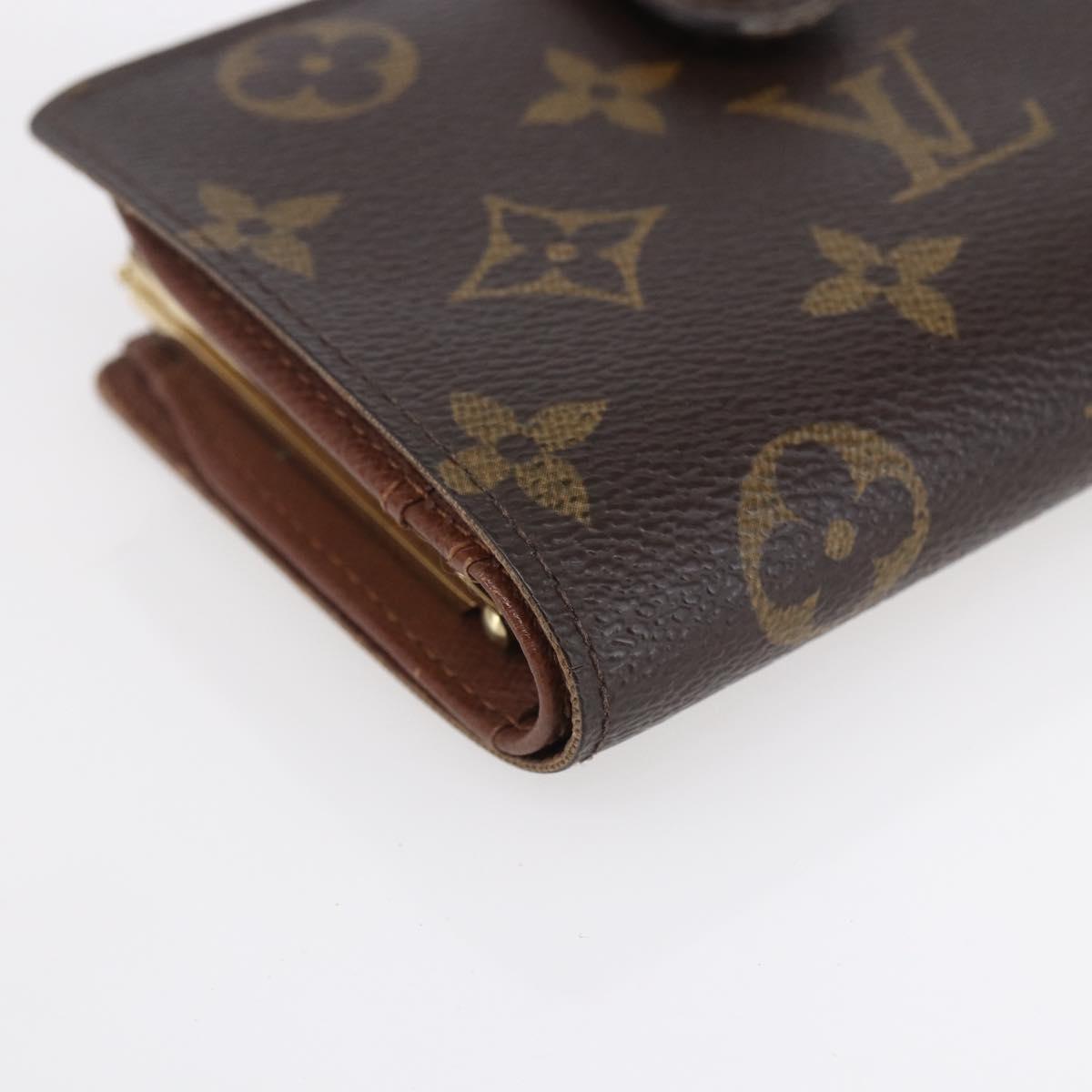 LOUIS VUITTON Monogram Portefeuille Viennois Bifold Wallet M61674 Auth bs31239