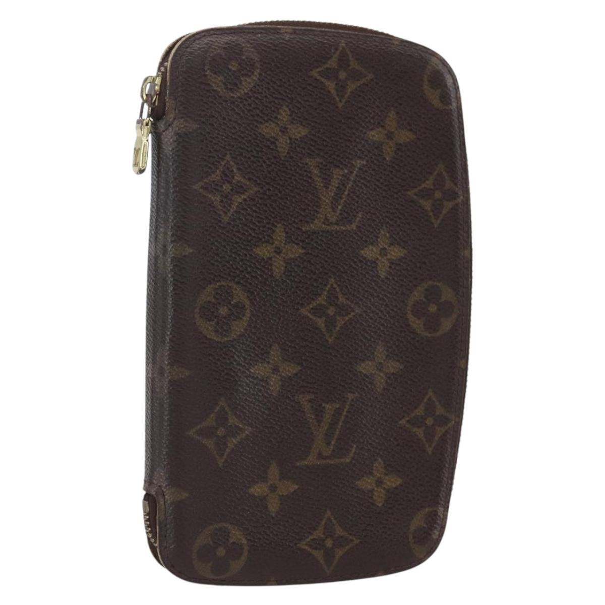 LOUIS VUITTON Monogram Agenda Jeode Travel Case M62950 LV Auth bs31241