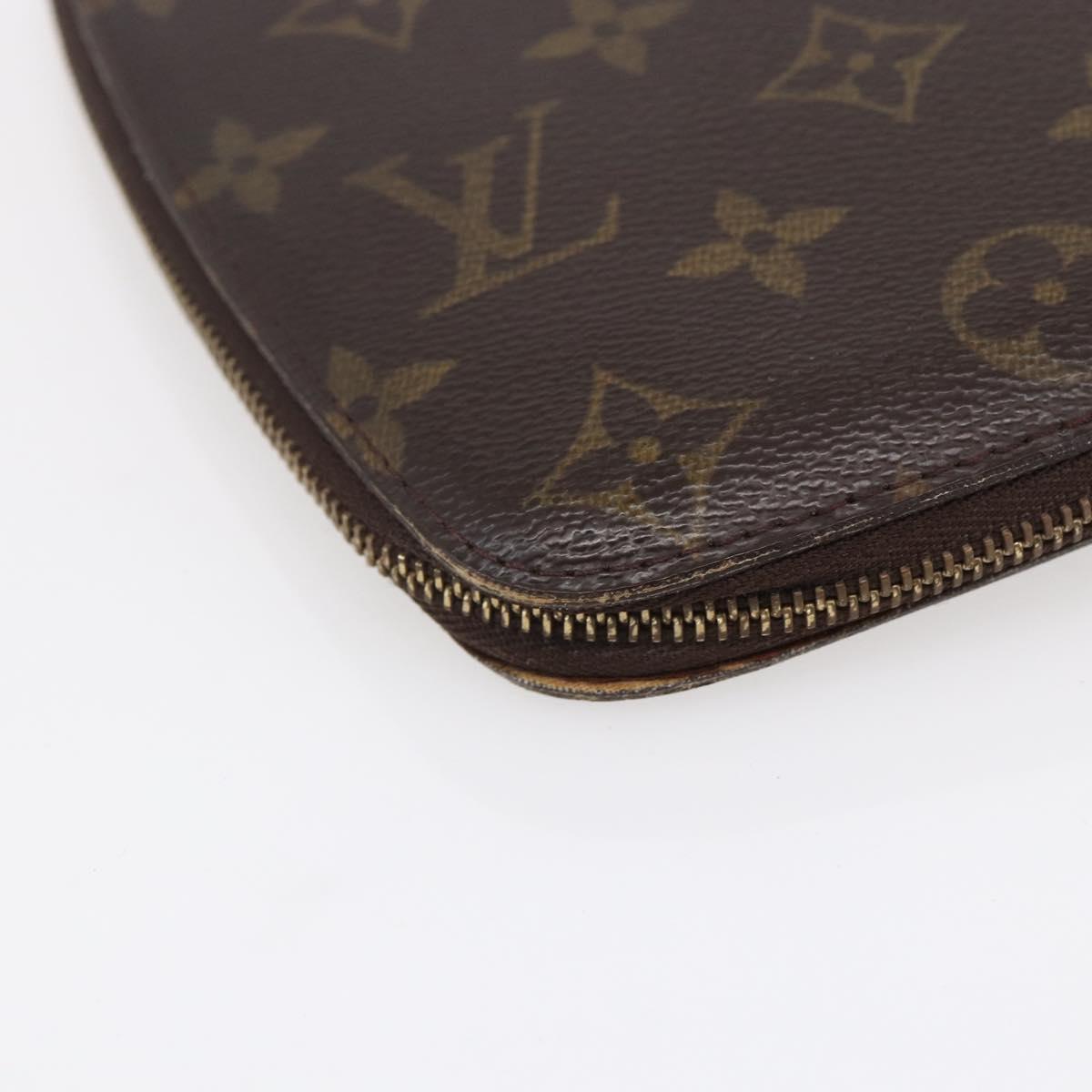 LOUIS VUITTON Monogram Agenda Jeode Travel Case M62950 LV Auth bs31241