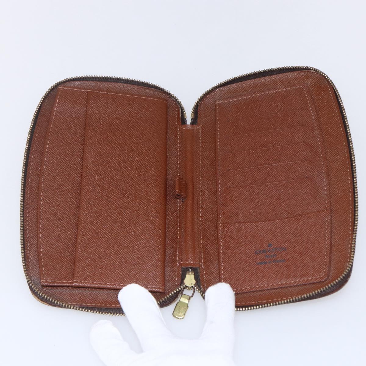 LOUIS VUITTON Monogram Agenda Jeode Travel Case M62950 LV Auth bs31241