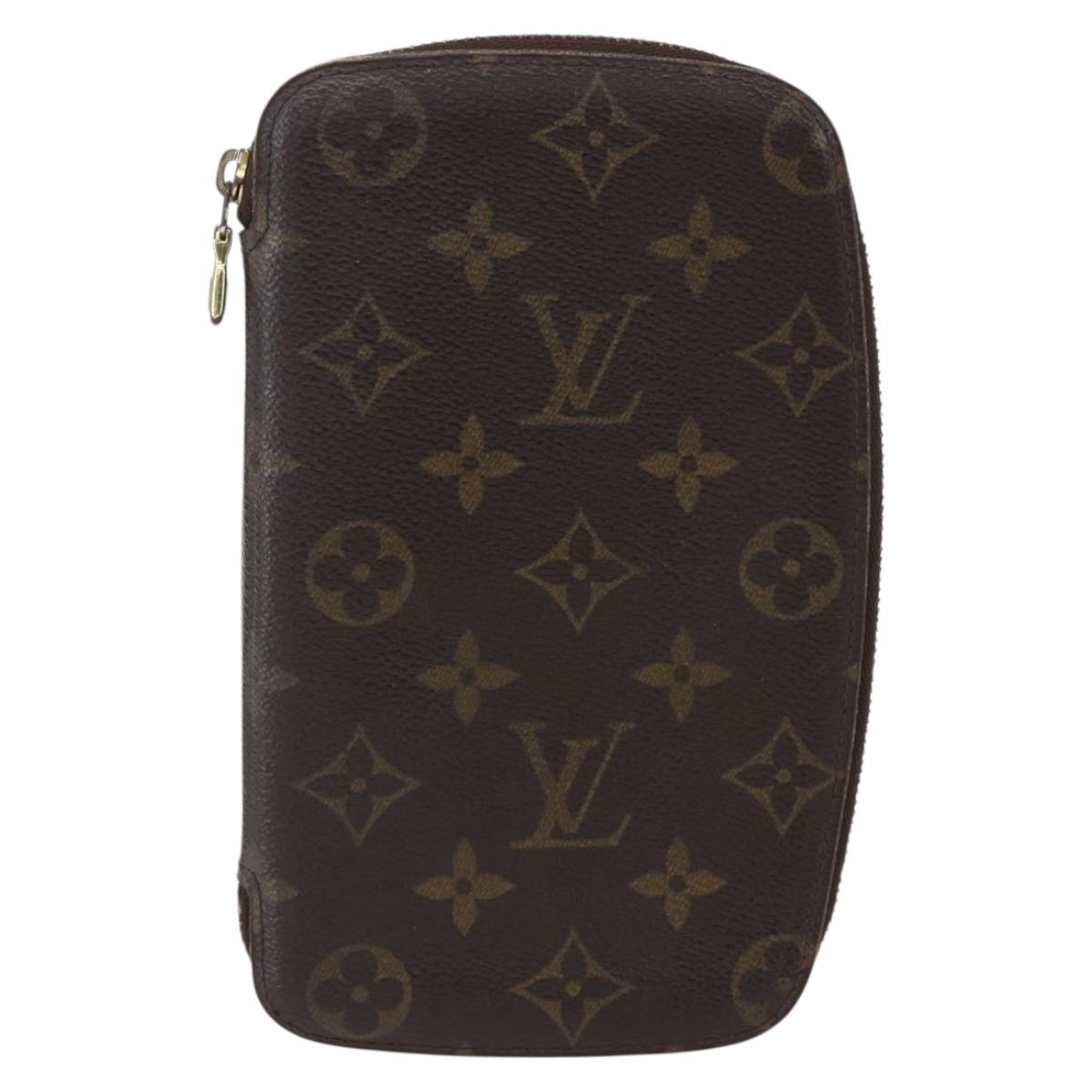 LOUIS VUITTON Monogram Agenda Jeode Travel Case M62950 LV Auth bs31241